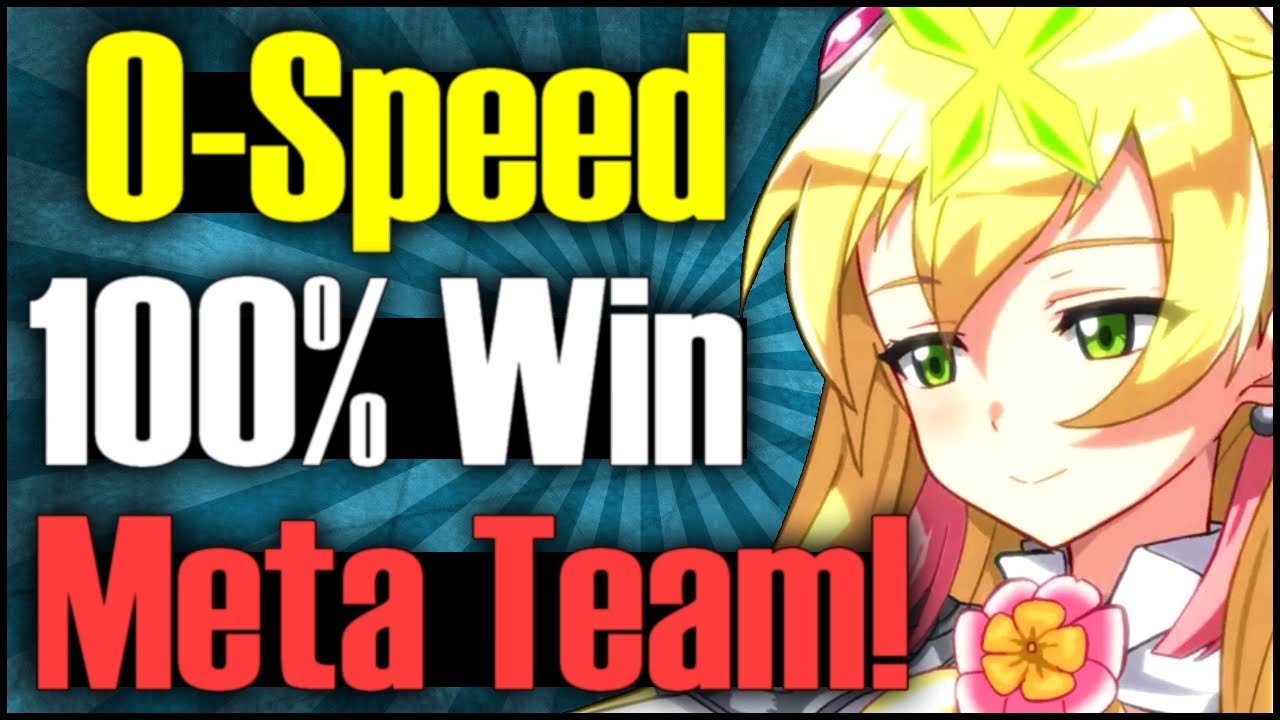 0-Speed Team to Counter Meta Setups with 100% Win!