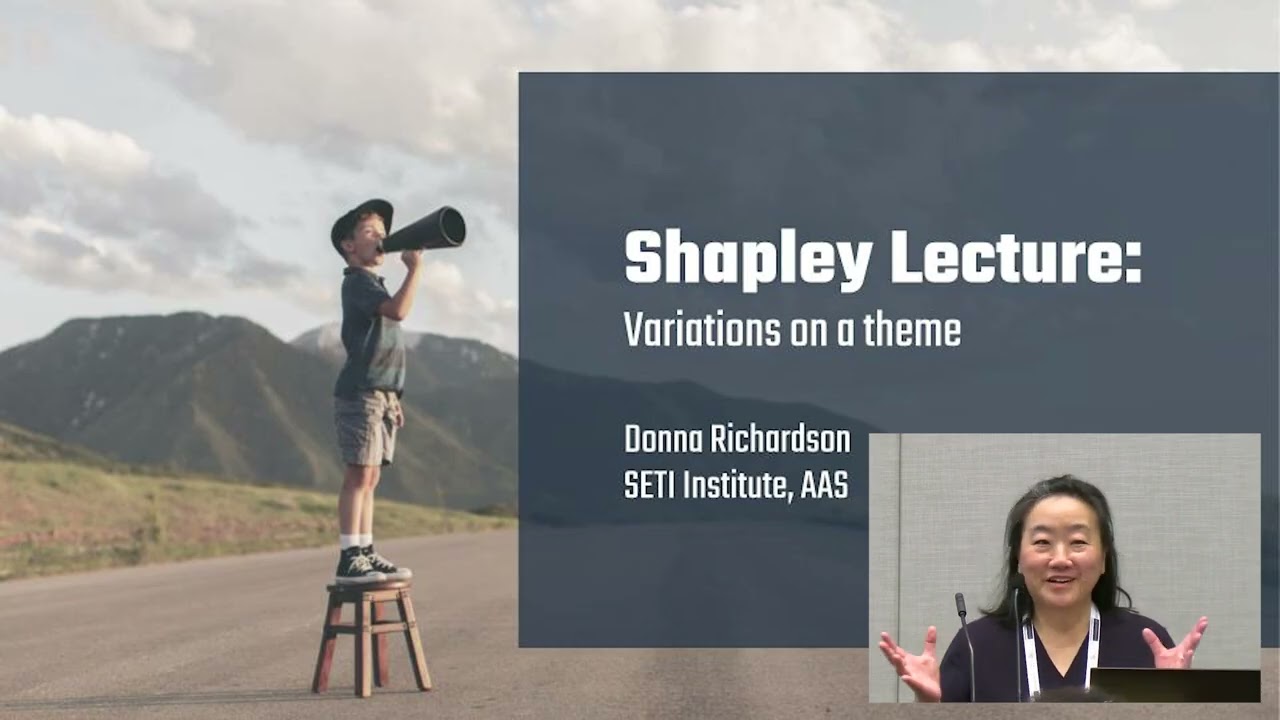 AAS 247 Splinter Session Intro: SETF and Shapley Lectures: Tom Rice & Donna Richardson