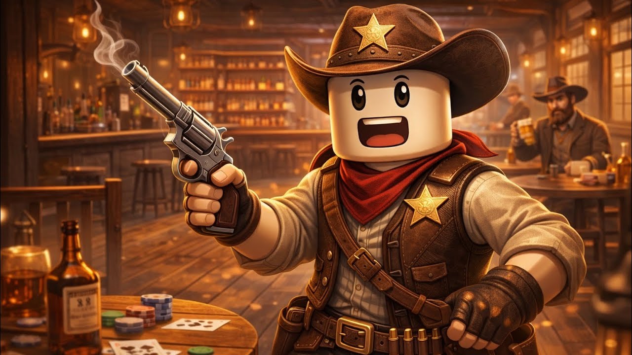 Billy Bob goes to the saloon