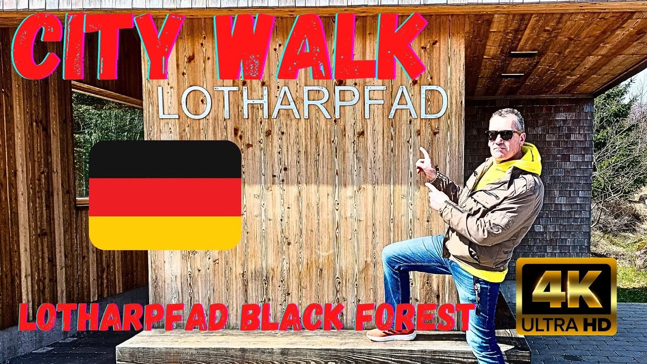 Lotharpfad im Black Forest - City Walking Bodensee 🇩🇪 ✨ 4K HDR ASMR April 2023