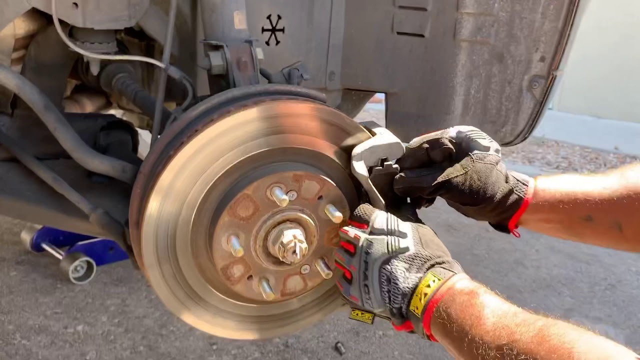 2007 Mitsubishi Endeavor replacing front brake pads