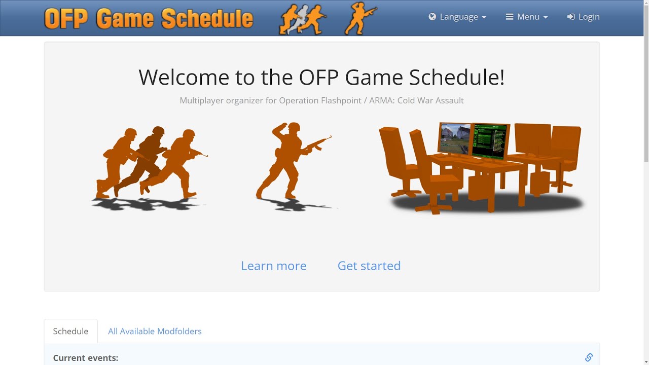 OFP Game Schedule - Update #3