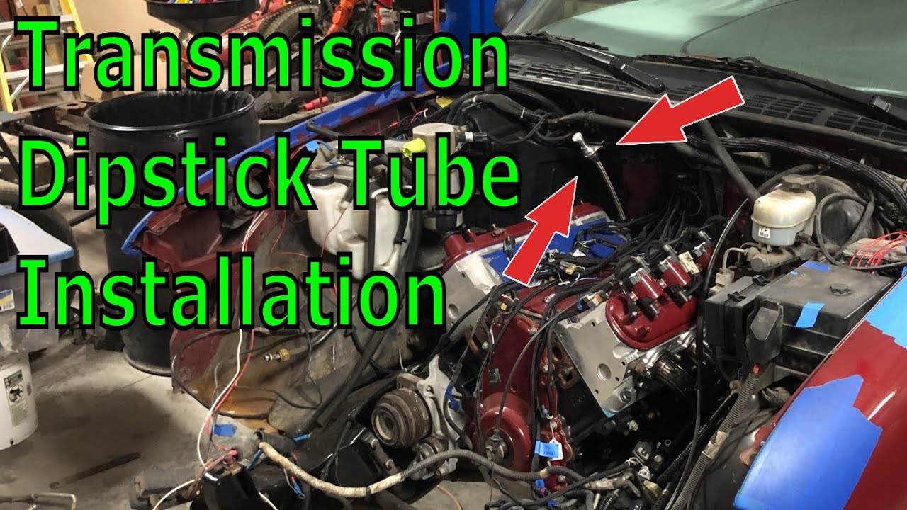 S10 LS SWAP PT 11: Installing the TRANSMISSION DIPSTICK TUBE