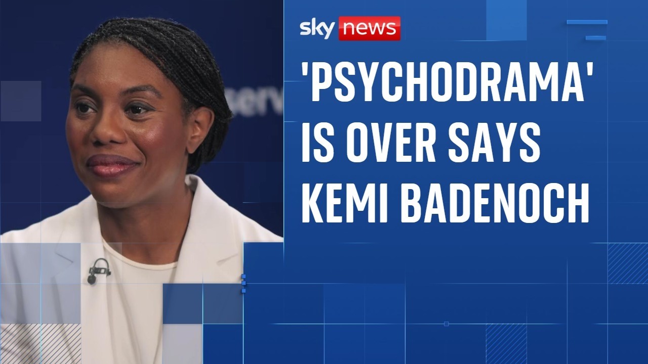 'I'm the leader, I'm the one who defines what the Conservative Party stands for,' says Kemi Badenoch