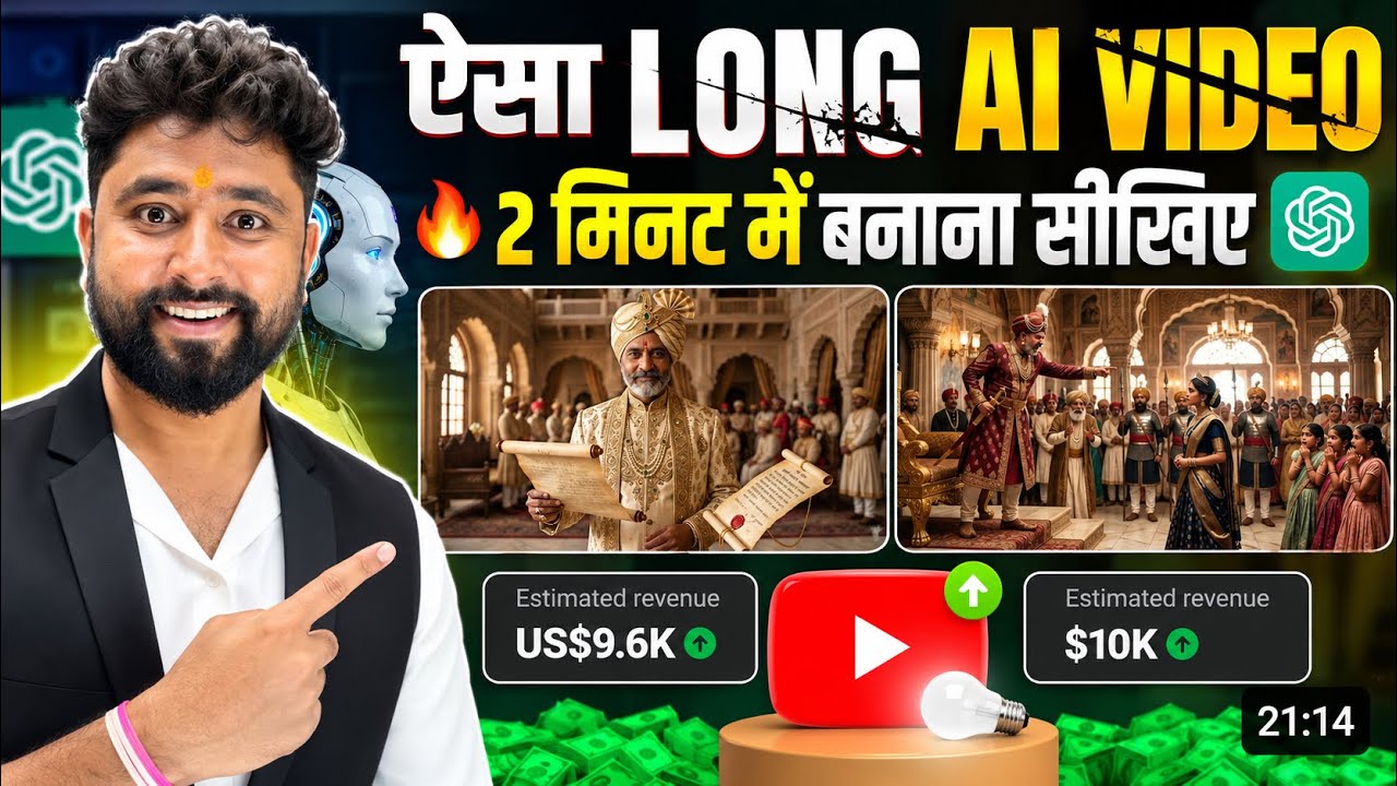 🔥 Long Ai Video Kaise Banaye 💥 | Full Course | 3D Cartoon Video Kaise Banaye | Ai Video Kaise Banaye