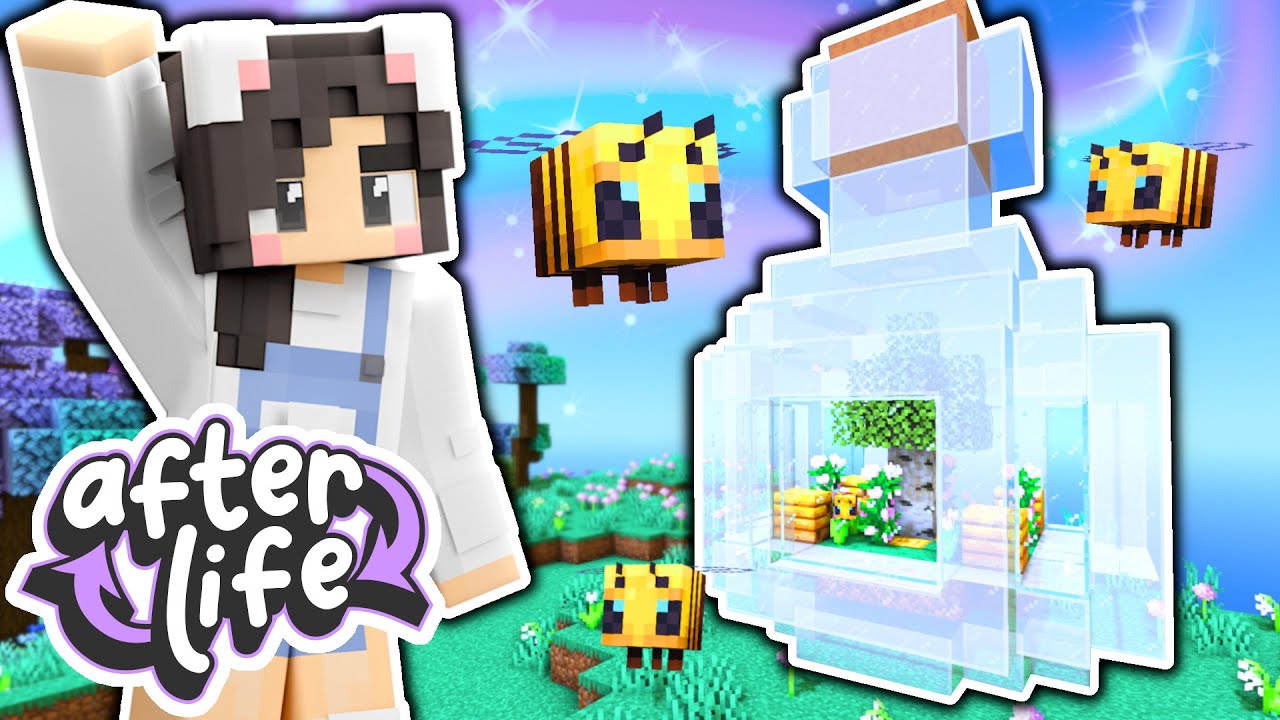 💜 Бутылка «Занятая пчела»! Minecraft Afterlife SMP, эпизод 3
