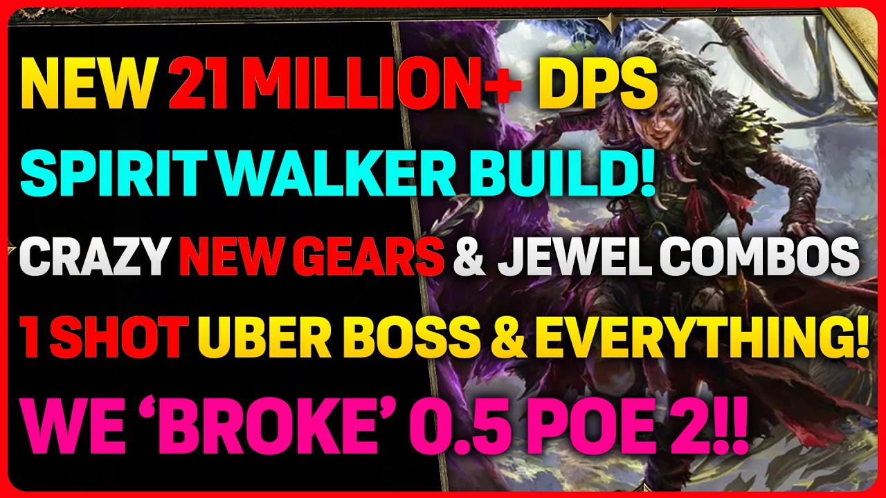 НОВЫЙ БЕЗУМНЫЙ БИЛД НА Spirit Walker С 21 000 000+ DPS! | МЫ &laquo;СЛОМАЛИ&raquo; ОТОБРАЖЕНИЕ УРОНА В PoE 2!