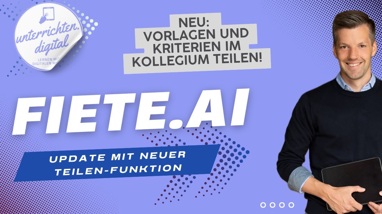 FieteAI-Update: Vorlagen im Kollegium teilen / KI-Feedback