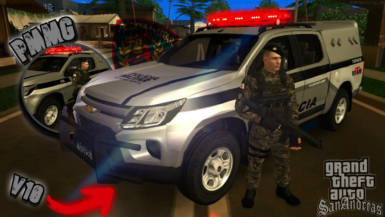 🔵GTA SAN MOD POLICIA DE▼MINAS GERAIS - PMMG▲ATUALIZADO
