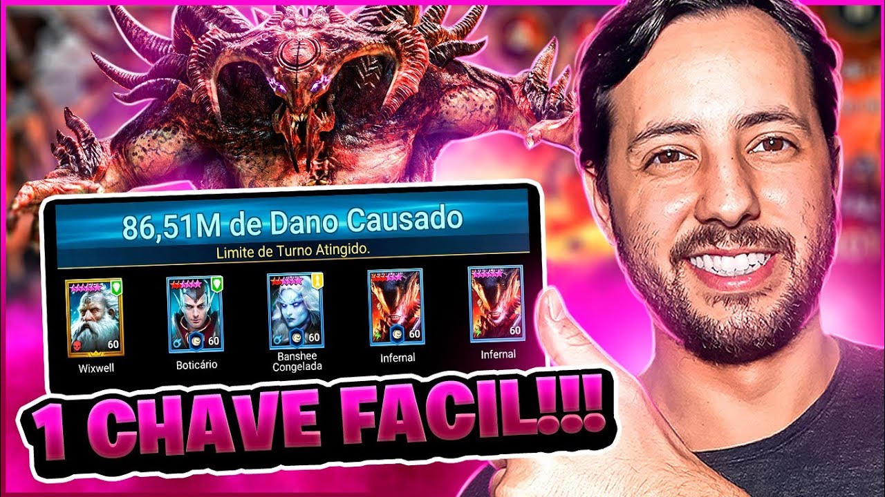 O TIME DE 1 CHAVE MAIS FACIL DA HISTORIA | Raid Shadow Legends