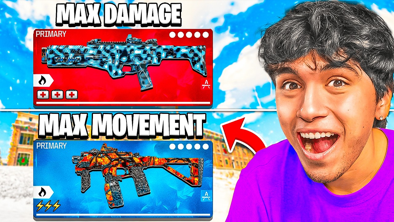 testing MAX Movement vs MAX DAMAGE loadouts on Warzone Rebirth Island