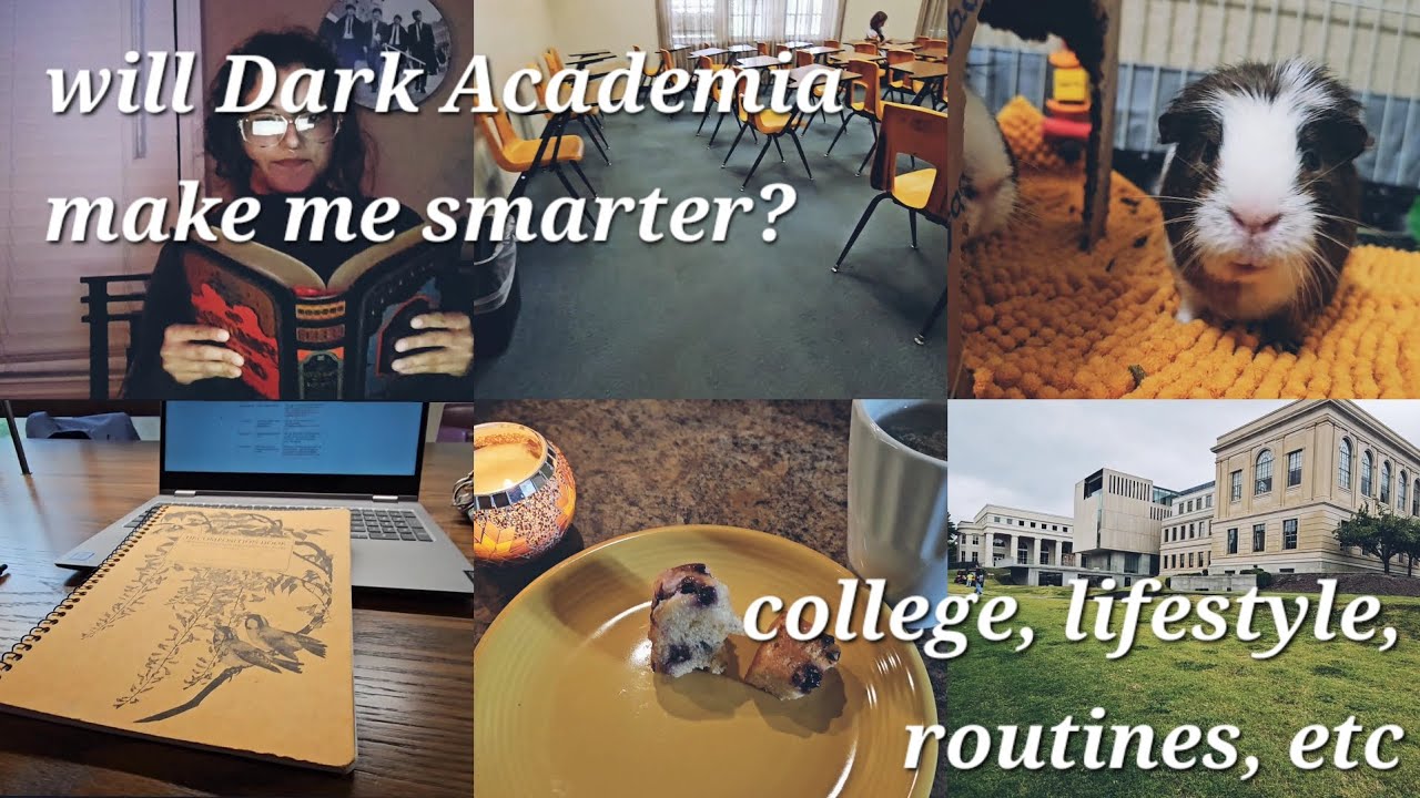 Attempting to live in the Dark Academia aesthetic for a week to spark motivation | VLOG