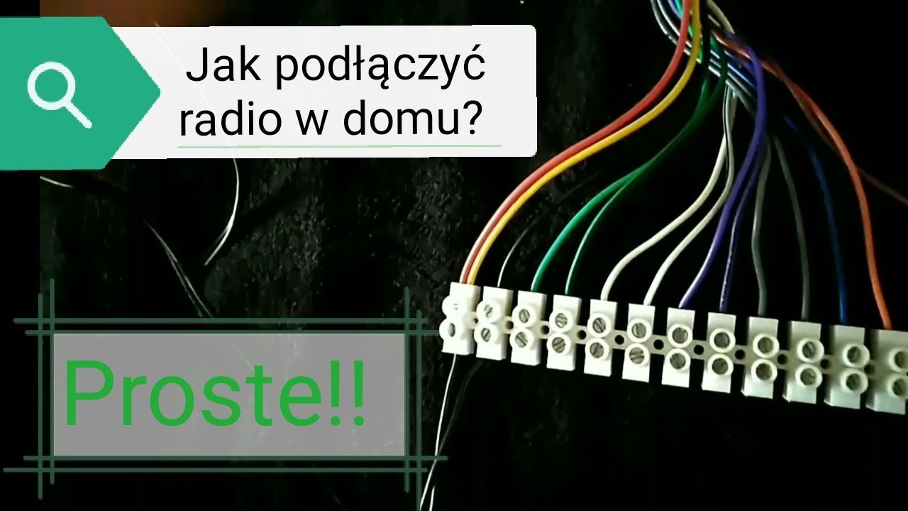 Jak podłączyć radio samochodowe w domu? *proste! *