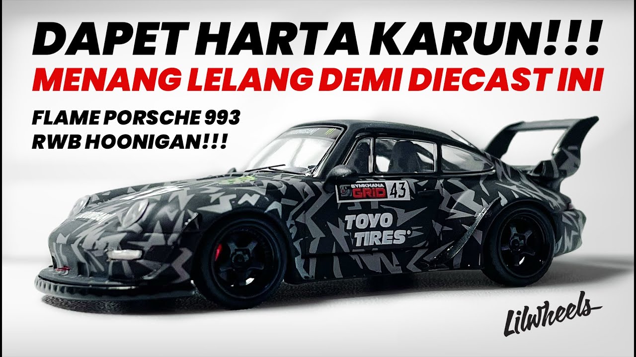 Dapet Harta Karun! Unboxing Flame Porsche 993 RWB Hoonigan dari Lelang Rahasia!