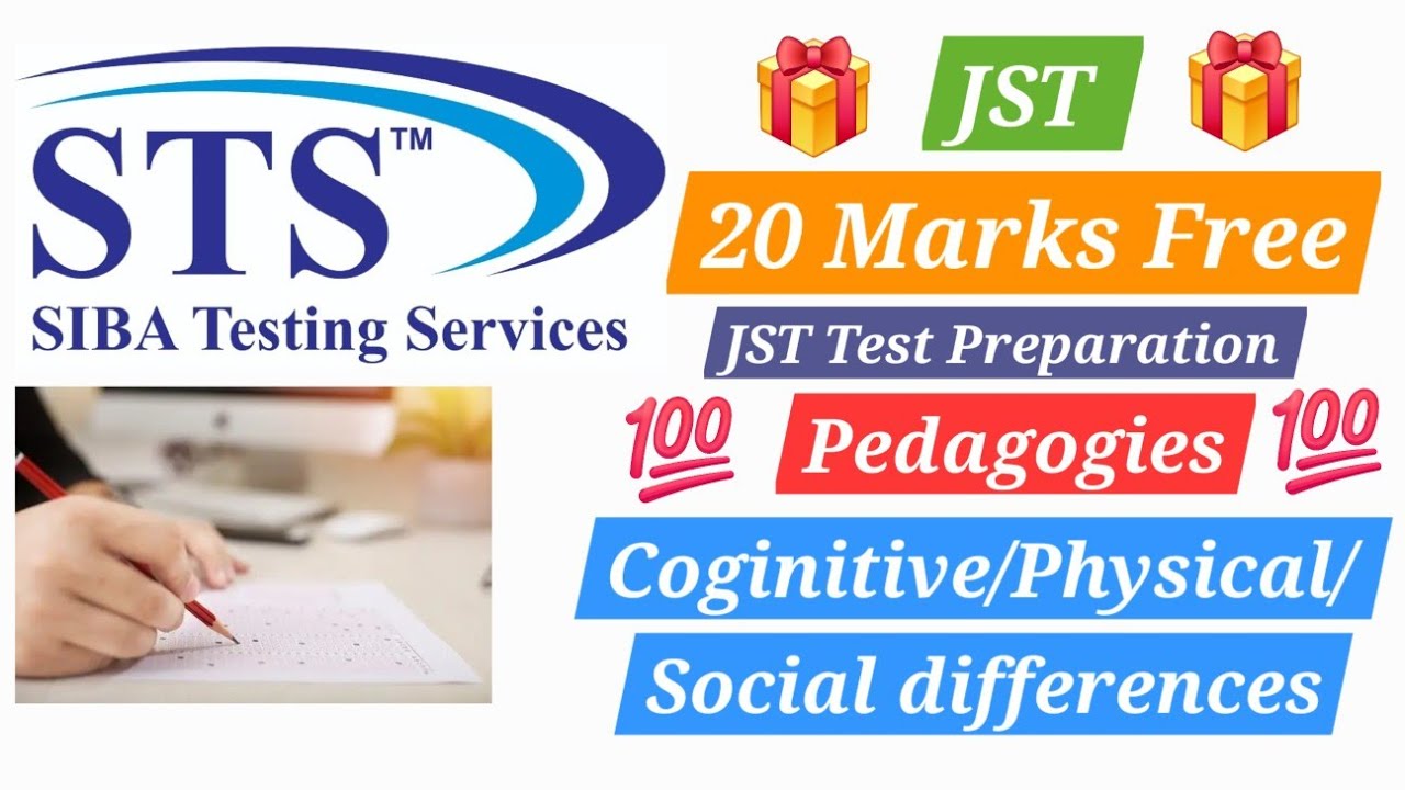 Подготовка к экзамену JST Junior Science Teacher Test Preparation - STS IBA JST Pedology Test Pre...
