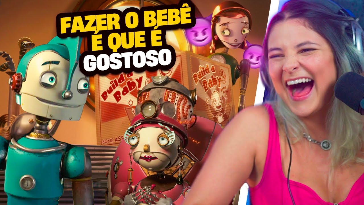 esse filme dos ROBÔS só tem piada de duplo sentido kkkk