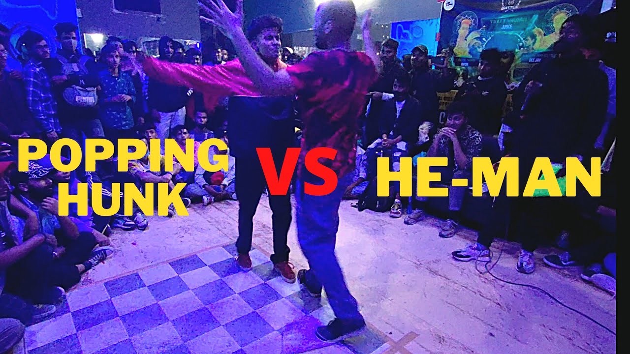 HE-MAN vs POPPING HUNK | popping battle | top 16 round | star battle india