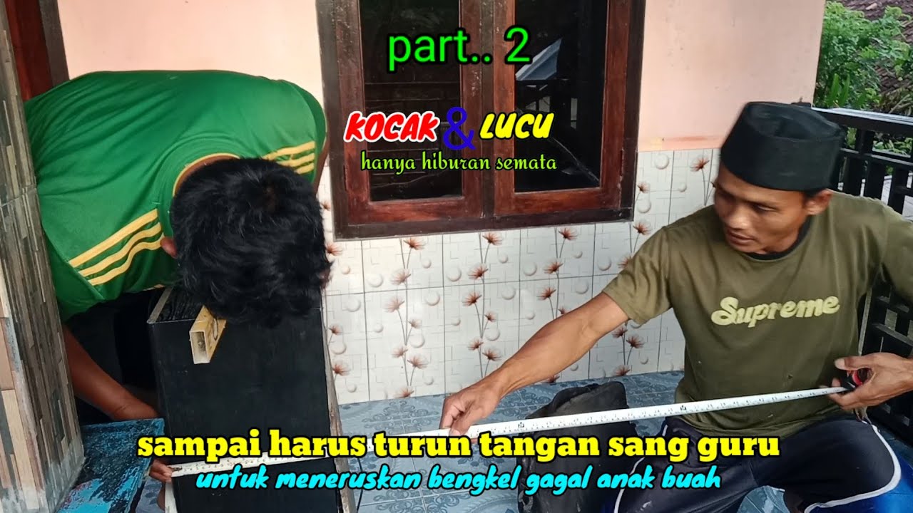 sampai harus turun tangan sang guru..
