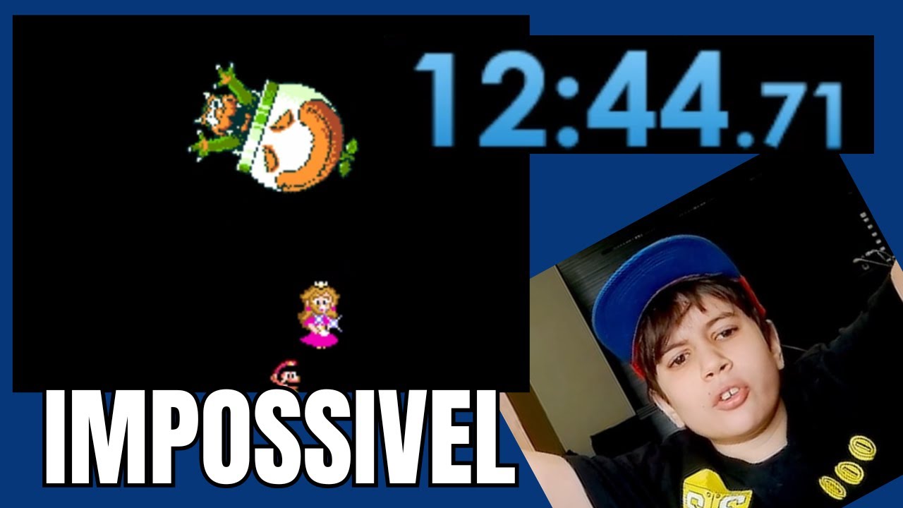 IMPOSSÍVEL! ZERADO EM 12:44.71! O Speedrun Mais INSANO de SMW
