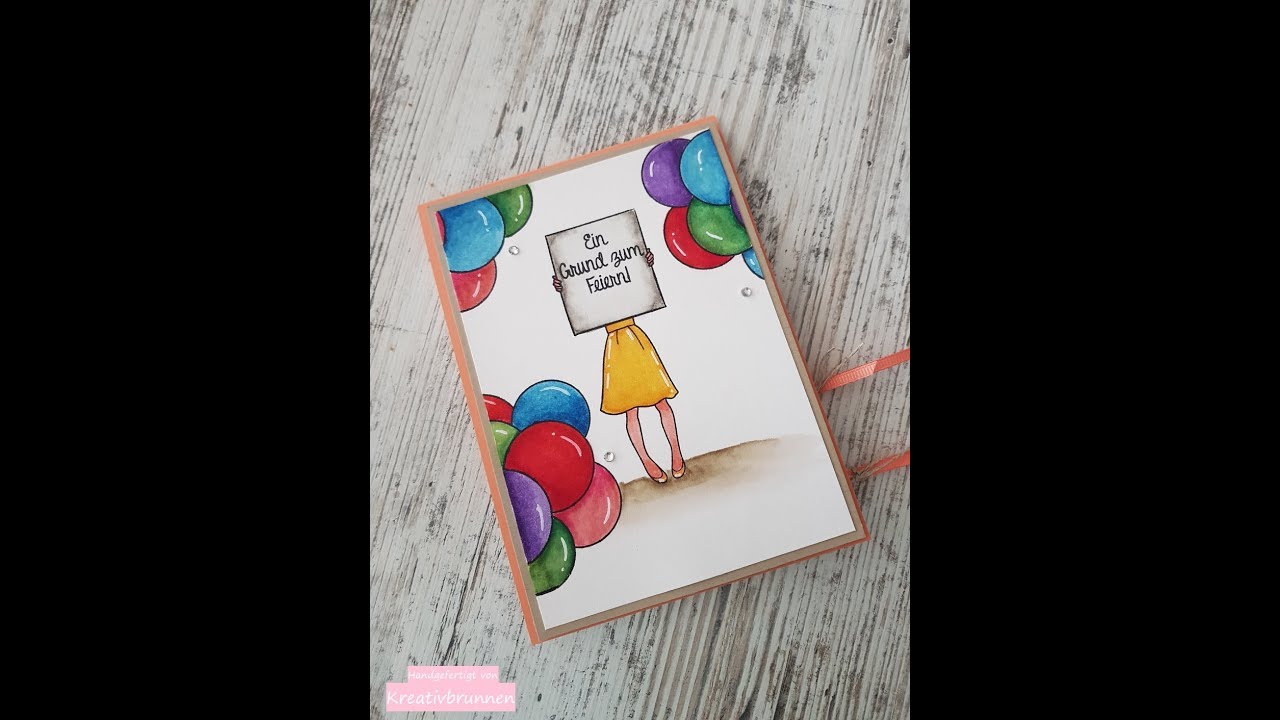 Gutscheinkarte ~ Geldgeschenk ~ Persönlich Überbracht ~ Stampin' UP!