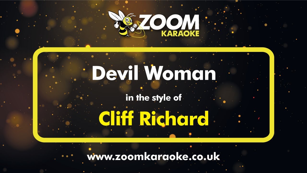 Cliff Richard - Devil Woman (Without Backing Vocals) - Karaoke Version from Zoom Karaoke