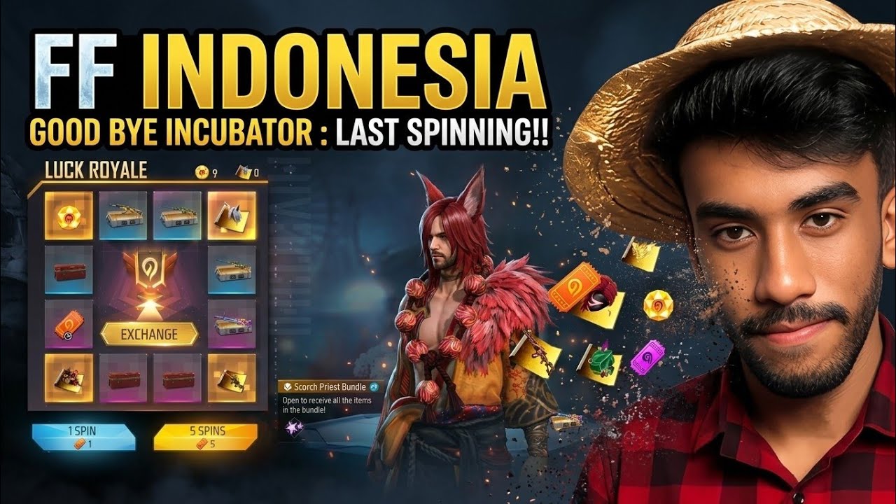 FF Indonesia Server Last Incubator & 100% New Events Update