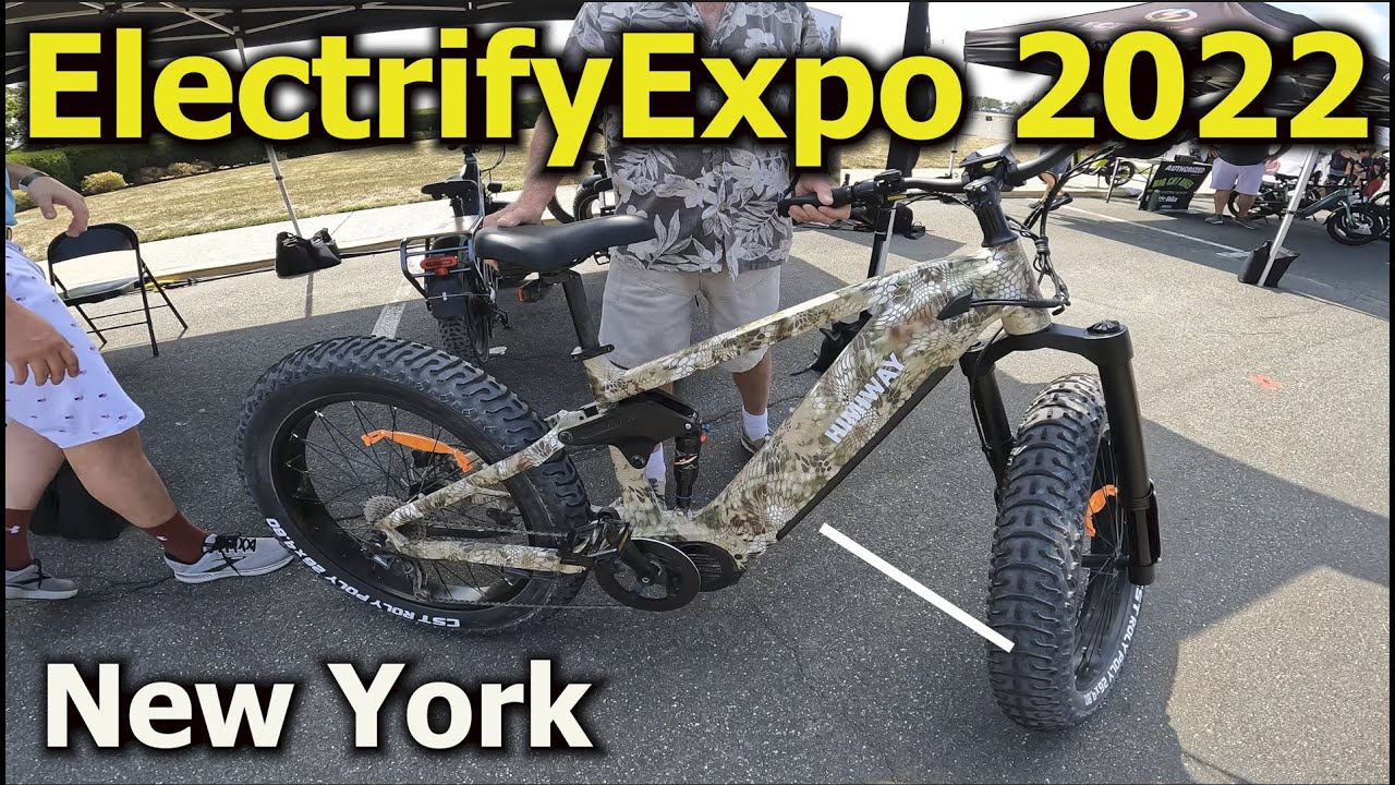 Electrify Expo in NEW YORK CITY with Himiway electric bikes!