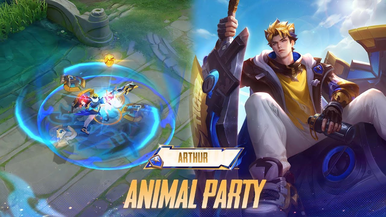 Animal Party Arthur | Skin Showcase Shorts | Honor of Kings Indonesia