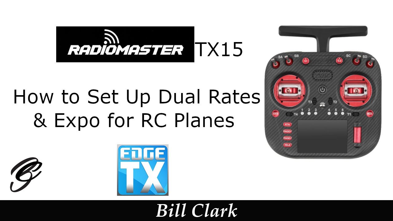 RadioMaster TX15 Setting Up Dual Rates & Expo for Planes