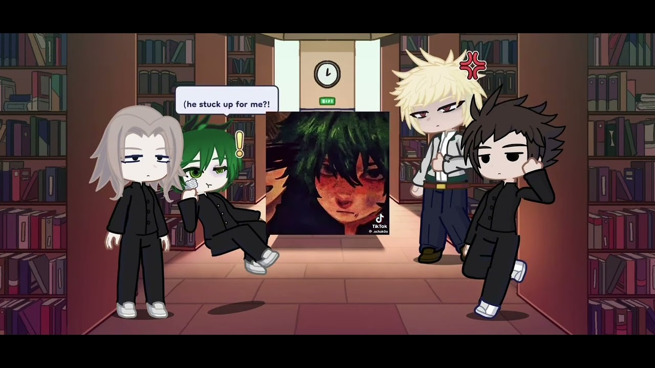 Izukus bullies react to him+ UA bakugo. /dead Izuku au/2x/W.I.P