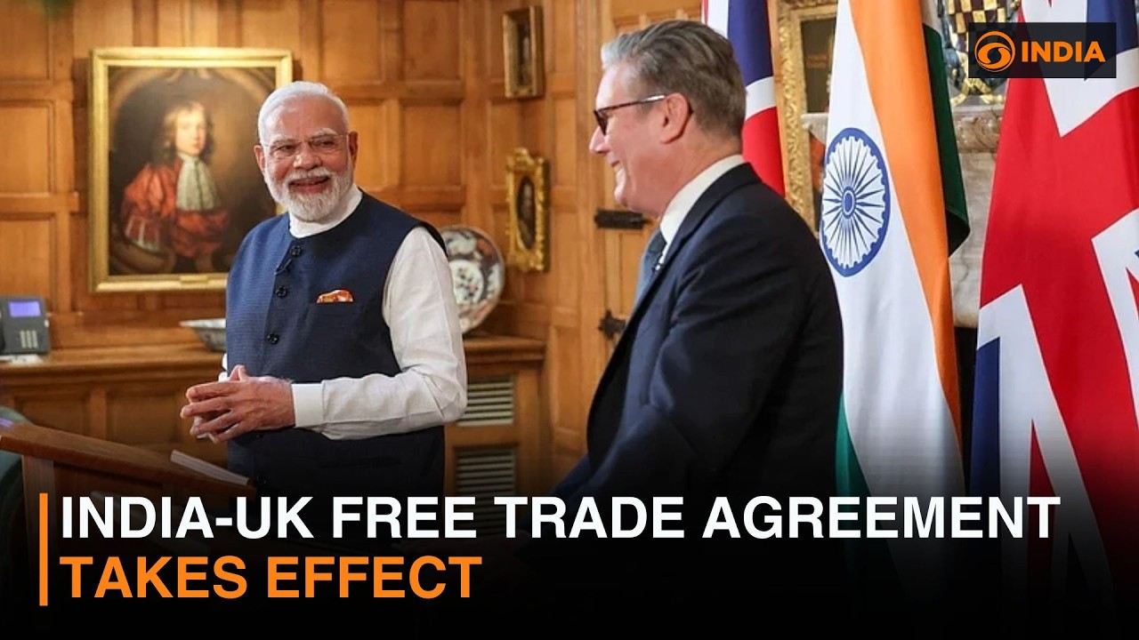 India-UK Trade Pact Comes into Effect & more news | DD India Newshour | 9 PM IST