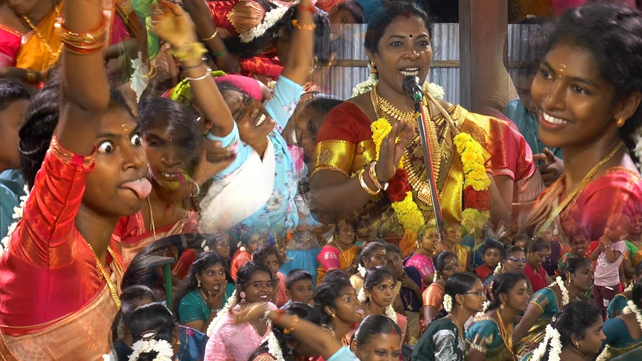 🛑தென்காசி ஒரு பகுதியில் சிறப்பு கொடை விழாவில் சூப்பர் ஸ்டார் மாரியம்மாள் அவர்களின் வில்லுப்பாட்டு