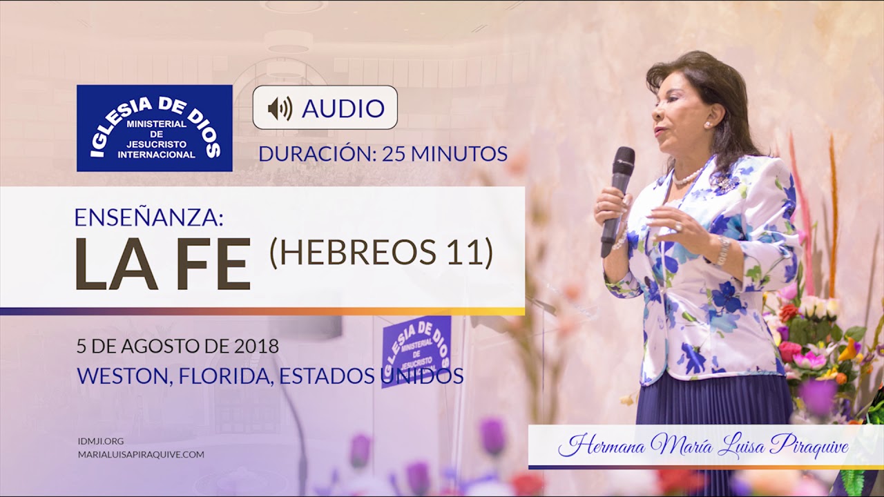 Audio enseñanza: La fe (Hebreos 11)