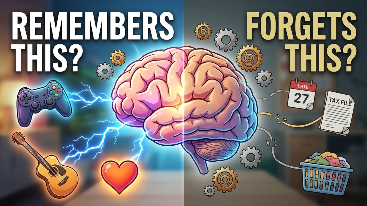 Your ADHD Brain Remembers This But Forgets That