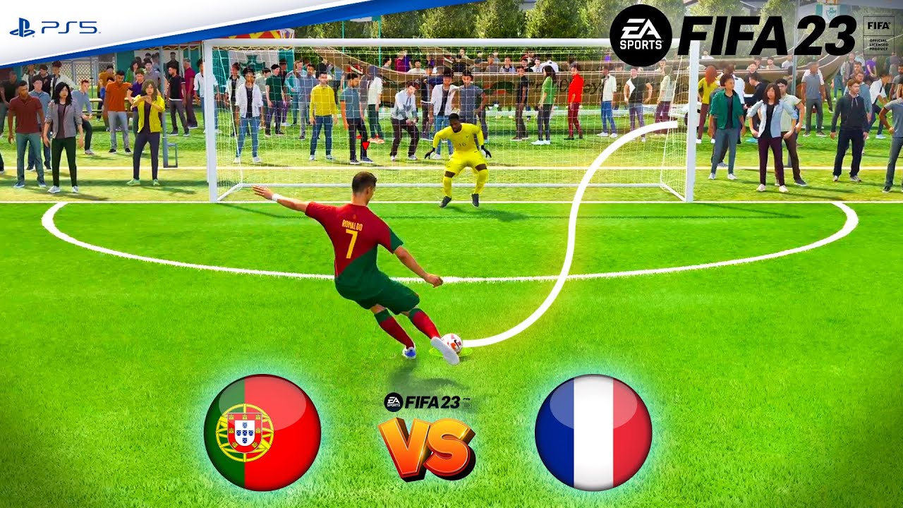 FIFA 23 VOLTA | Portugal vs France - Ronaldo vs Mbappe | Penalty shootout - Gameplay PS5&trade;
