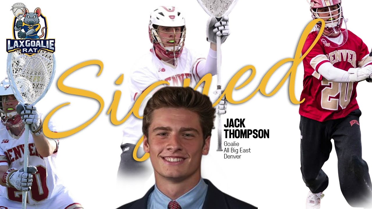 Jack Thompson 2021 Highlight Reel - Welcome to Team Lax Goalie Rat