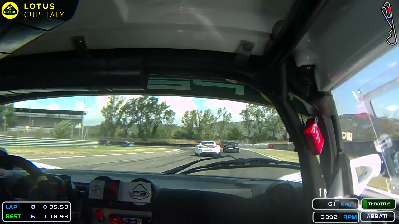 Lotus cup 2021 Gara 1 Magione on board Massimo Abbati