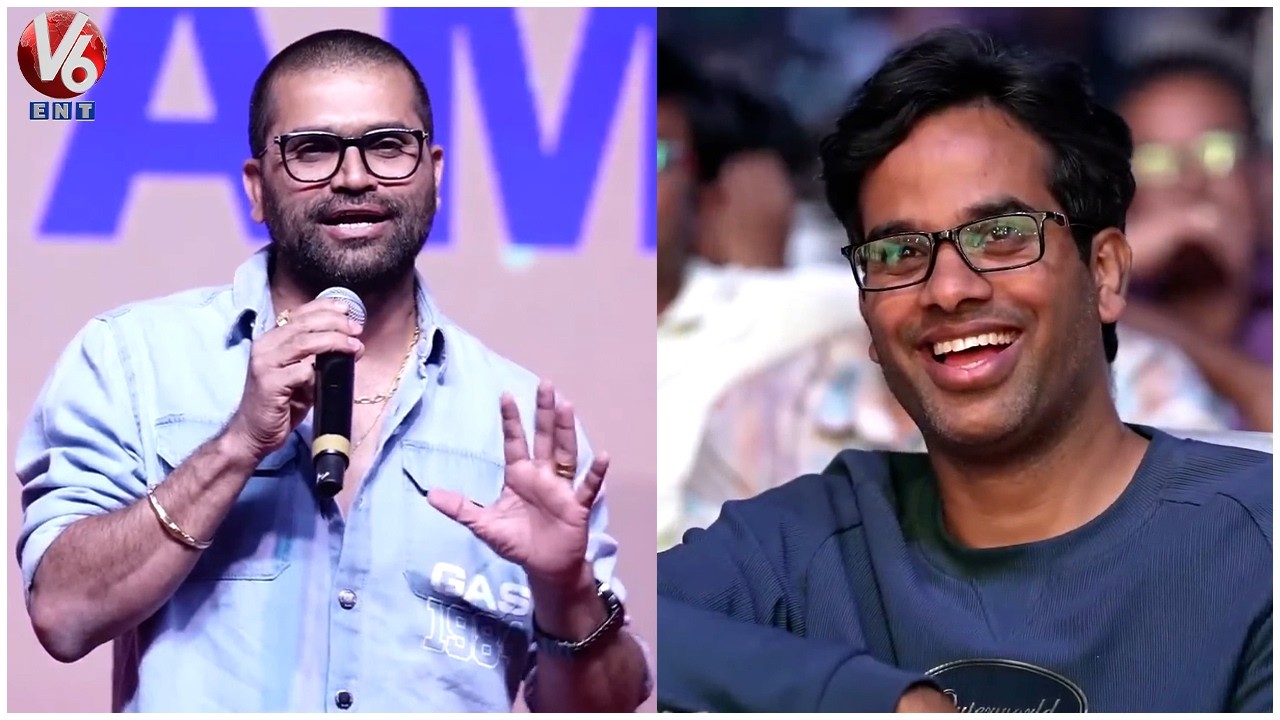 Music Director Bheems Ceciroleo Speech @ FUNKY Movie Pre Release Event | Vishwak Sen | V6Ent