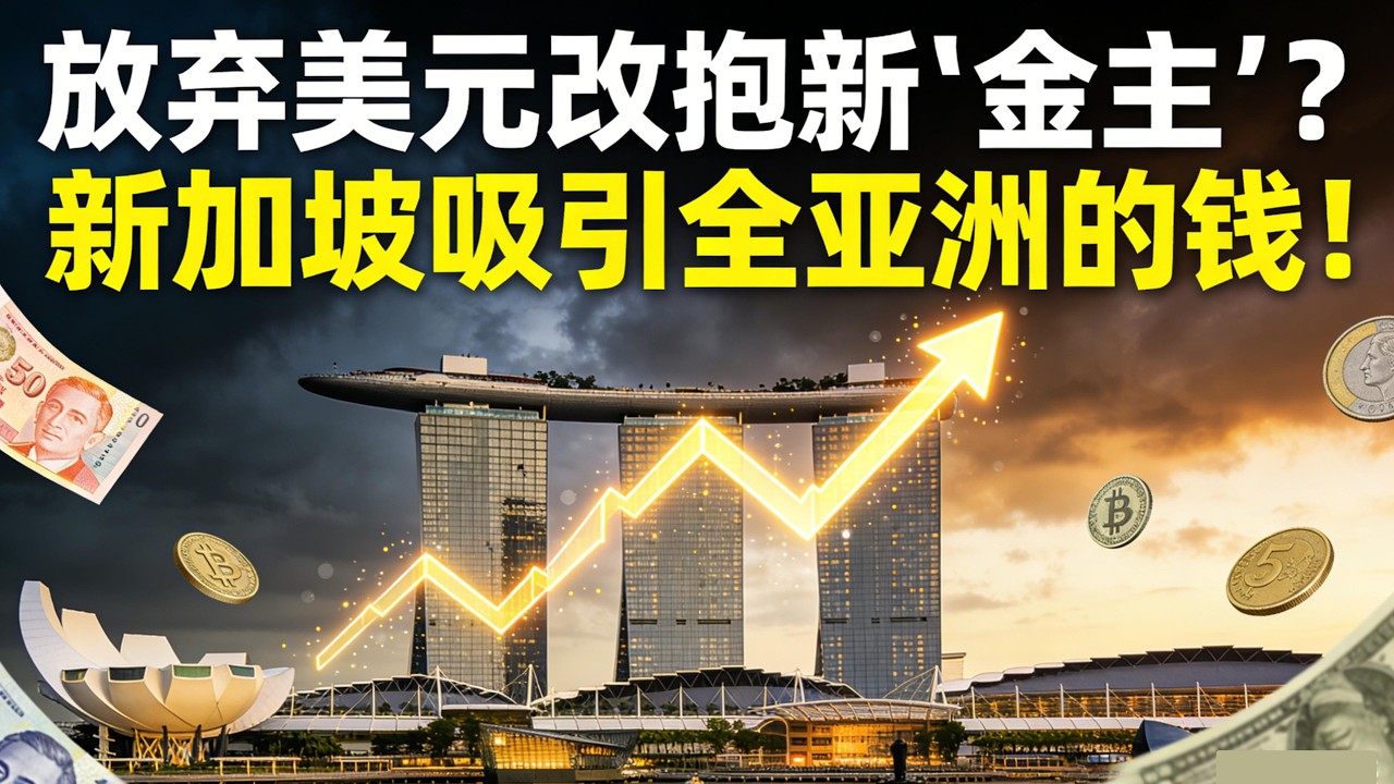 新币兑人民币跌破5.40！从美元附庸到亚洲锚点，新加坡如何吸引全亚洲的钱“挤”进狮城？