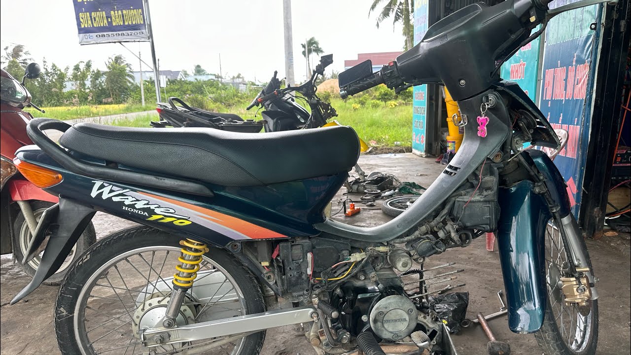 Làm hơi xe wave thái 110 bị hao nhớt#Hondataygacanh