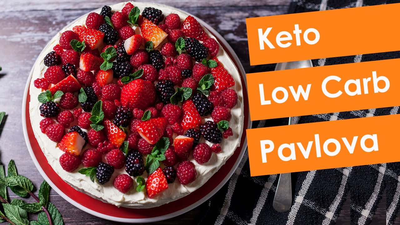 Super Tasty Low Carb Keto Pavlova - Yummy