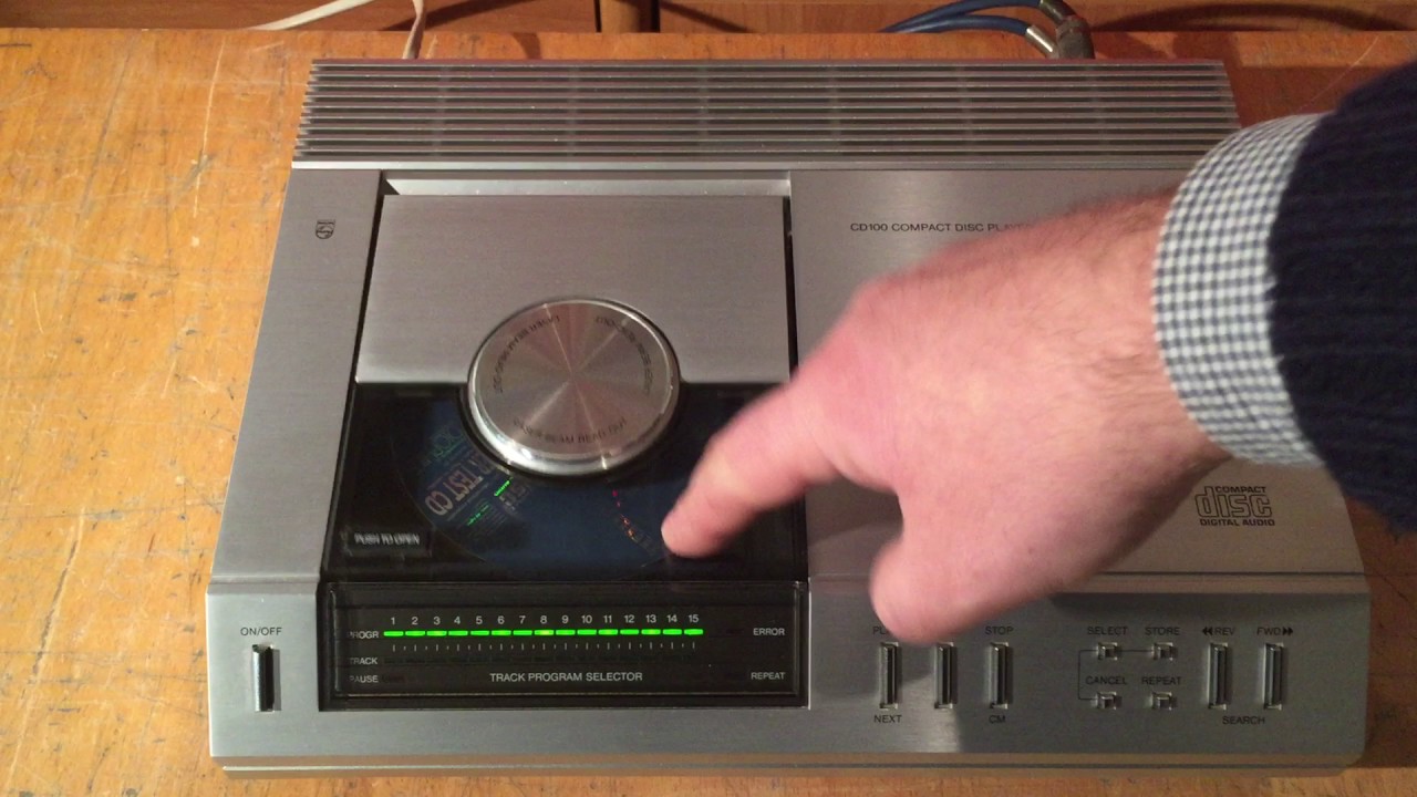 Philips CD100 vintage CD player - fully refurbished unit