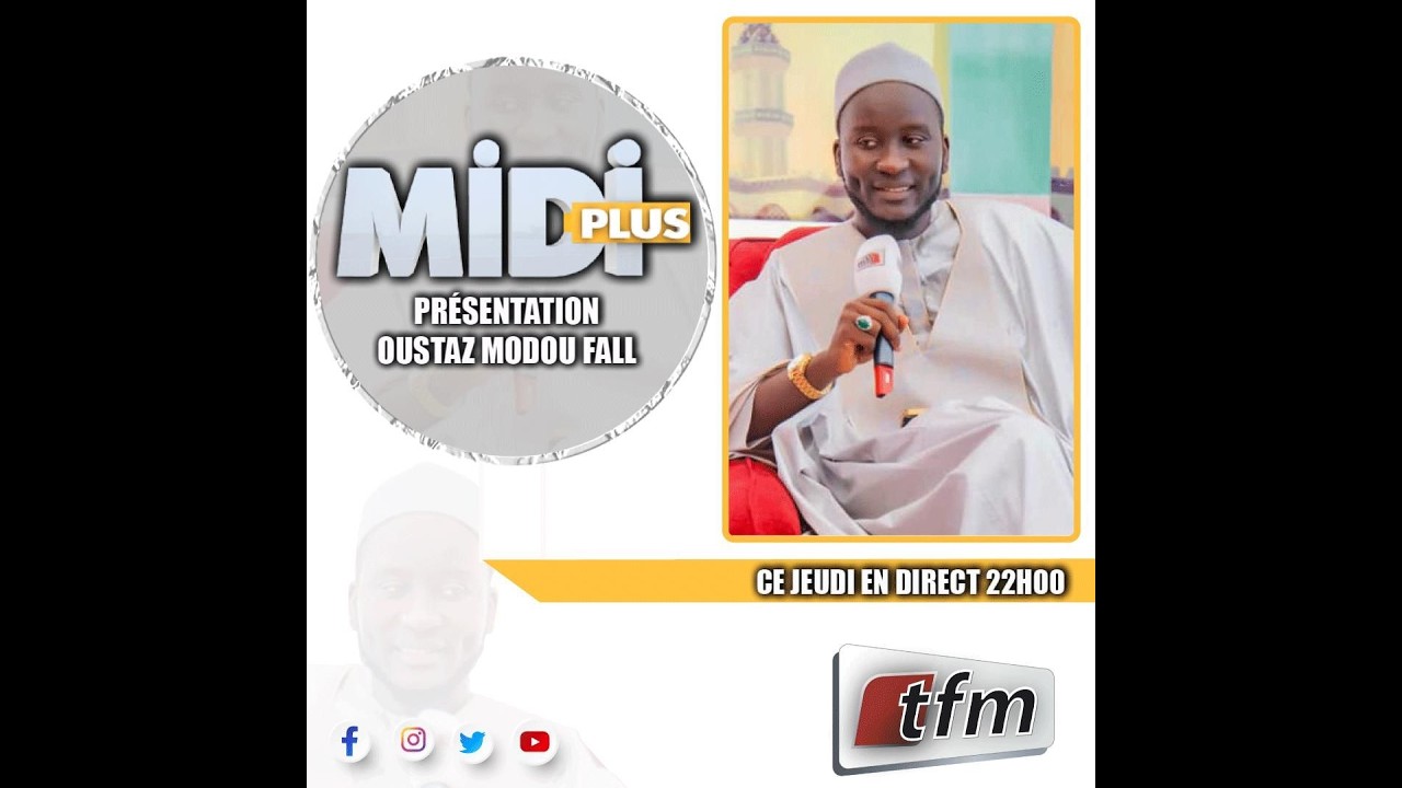 🚨 🚨 TFM LIVE: Midi Plus -  26 Mars 2026 avec Oustaz Modou Fall
