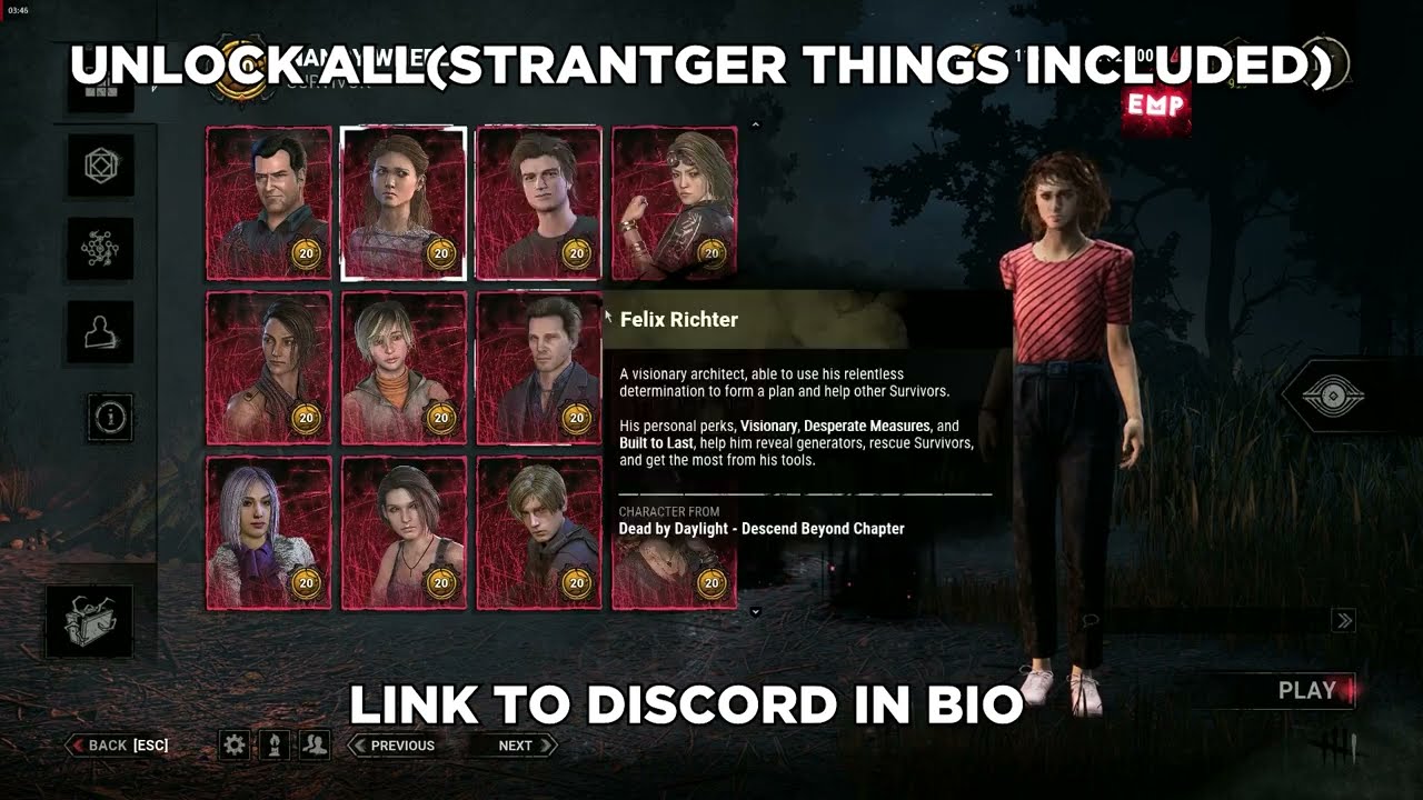 ✅✅✅DBD STRANGER THINGS DLC WORKING 2023 ALL COSMETICS!!!! SHOWCASE✅✅✅