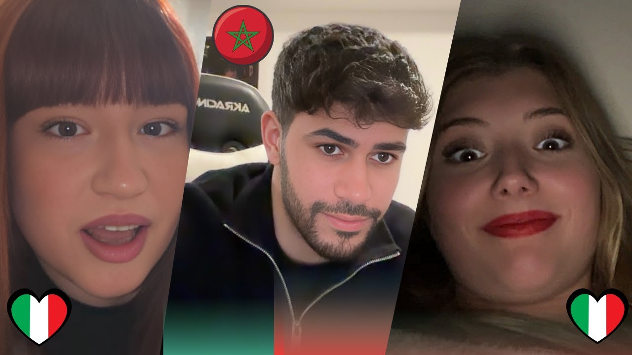 Singing to strangers on OMETV/AZAR (Part 45) -  ايطالية وقعت في الحب