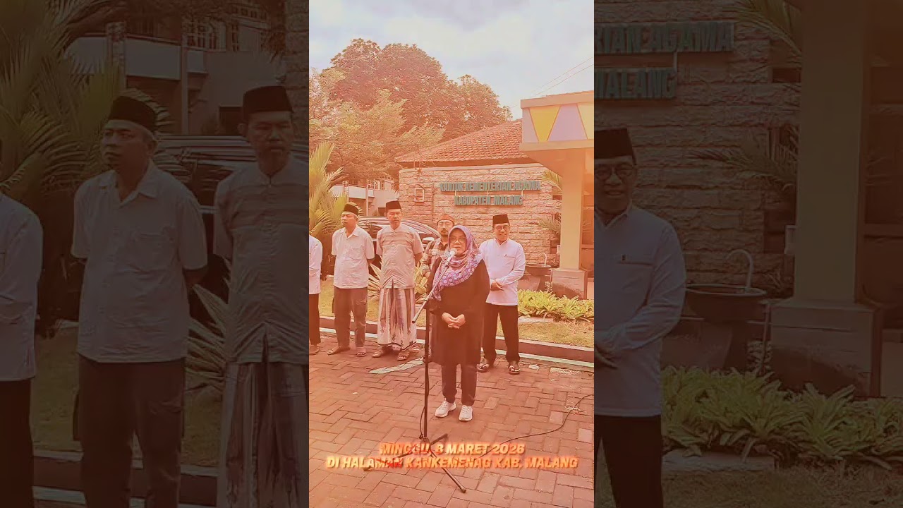 BERBAGI TAKJIL AKBAR BERSAMA KOMUNITAS SE-MALANG RAYA DIHALAMAN KANKEMENAG KAB. MALANG