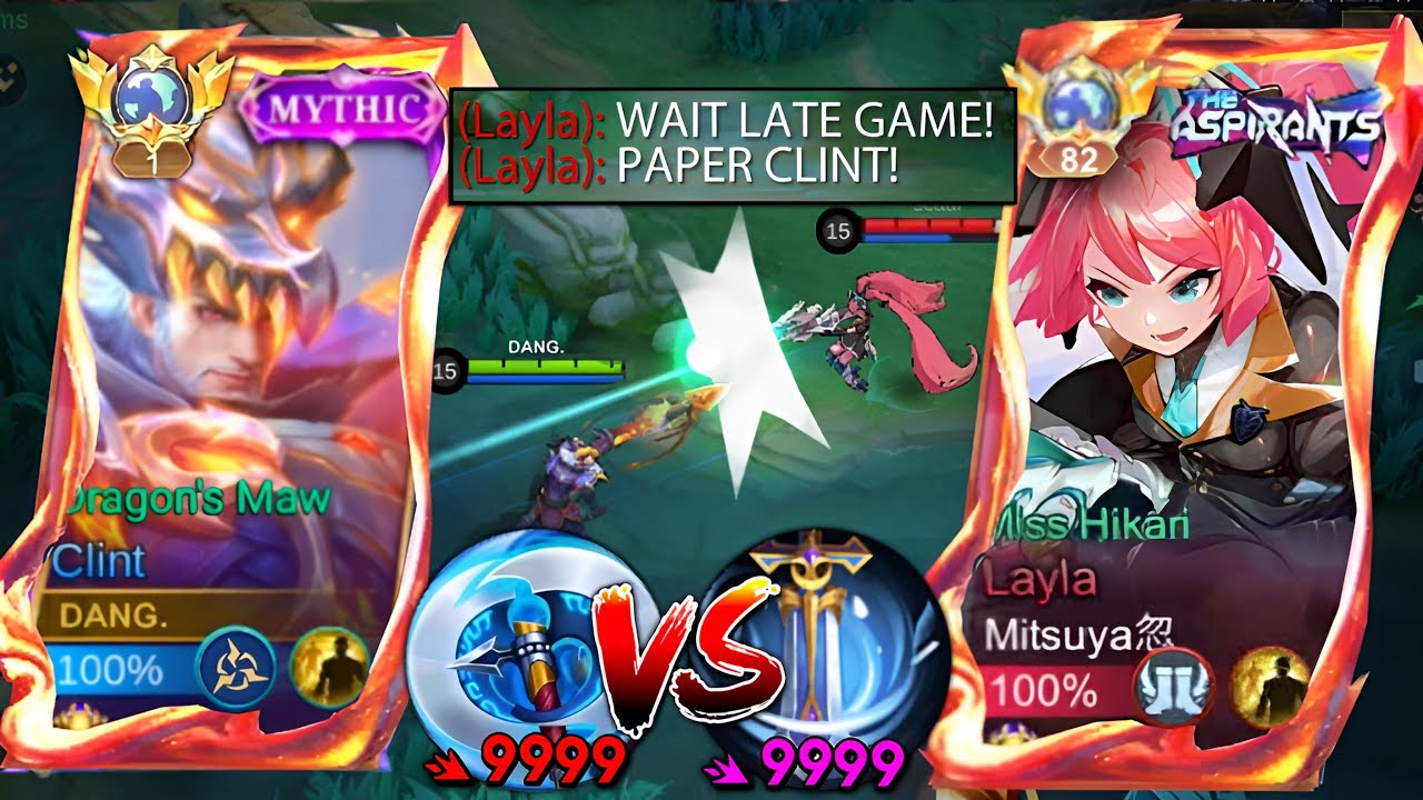 GLOBAL CLINT VS TOP 72 GLOBAL LAYLA TRASHTALKER🔥 | ONE OF THE HARDEST RANKED GAME! (WHO WILL WIN?)