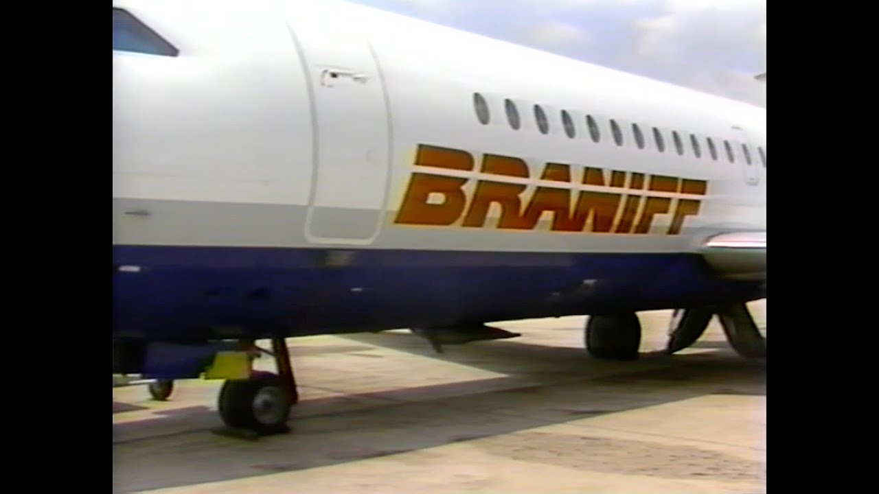 Braniff, Inc., Bill McGee Discusses New Management and Fokker F 100 Purchase Press Conferences 1988
