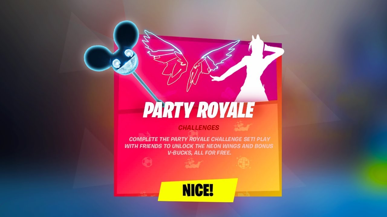 PARTY ROYALE *LIVE* EVENT REWARDS! (Fortnite)