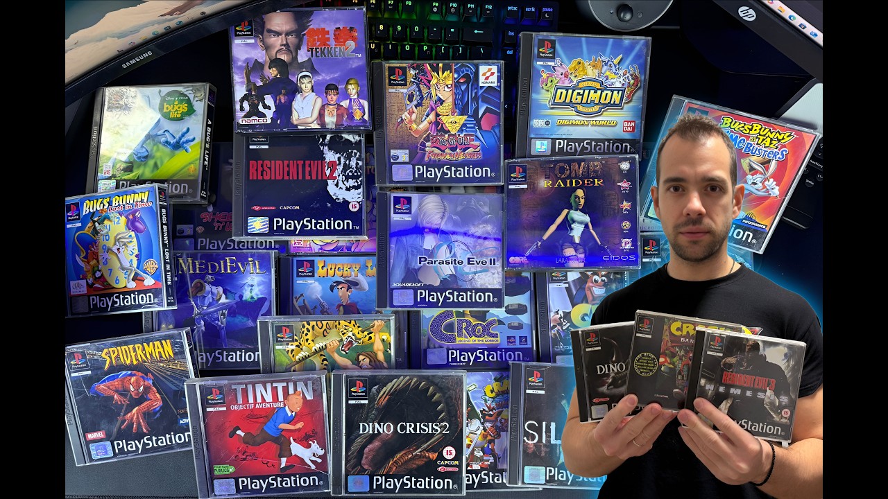 Η συλλογή μου από PS1 games!